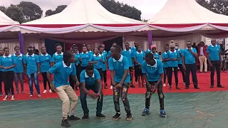 PST KIENGEI JOINS YOUTHS DANCING TO NDEHERA THAYU MAGGIE SHI