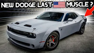 NEW DODGE HELLCAT SRT 2023 - THE LAST REAL AMERICAN MUSCLE CAR ?