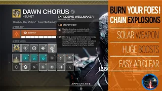 Son of the sun! Solar Warlock Build Destiny 2 Burn, Huge explosions huge damage. Witch Queen