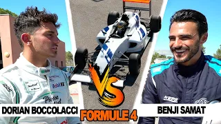 JE DÉFIS BENJI SAMAT EN FORMULE 4 🤯😈