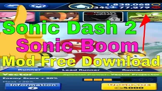 Sonic Dash 2 Sonic Boom all Character 3.0.0 Apk + Mod for Android