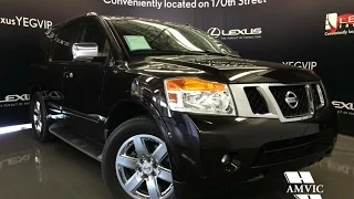 Used 2013 Black Nissan Armada 4WD Platinum Edition In Depth Review Innisfail Alberta