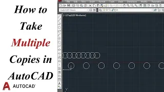 How to Create Multiple Copies in AutoCad