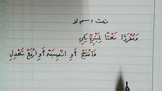 شرح ألفية ابن مالك 84 نعت اسم لا النافية للجنس