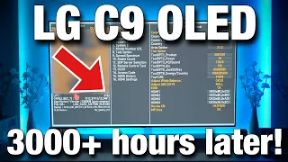 LG C9 OLED - Month 21 Burn in Test! 3162 Hours Usage!