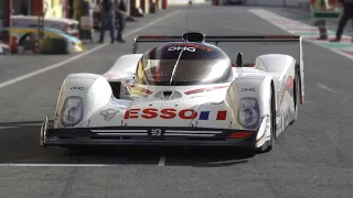 The 12.500rpm 3.5L V10 powered Peugeot 905 Evo 1 Bis Group C car EPIC engine Sounds *MUST HEAR*