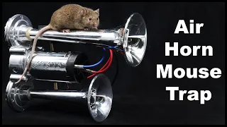 The AIR HORN Mouse Trap. The Loudest Mouse trap Ever Invented. Mousetrap Monday.