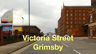 Grimsby Town Centre Drive, one day before easing of the COVID-19 national lockdown in 4K