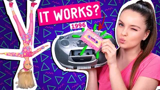 Doll with Cassette tape! Workin' Out Barbie 1996: Unboxing + Review
