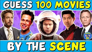 Guess the "100 MOVIES BY THE SCENE" QUIZ! 🎬 | CHALLENGE/ TRIVIA