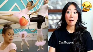 pointe shoe fitter reacts to LIZA KOSHY