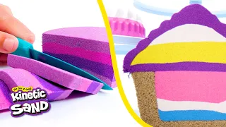 Satisfying Slices 🌈 | Creatorverse | Kinetic Sand ASMR Videos for Kids