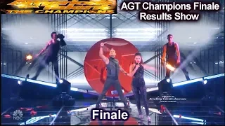 Brian Justin Crum Cristina Ramos Deadly Games “Show Must Go On” | Champions Finale Results AGT