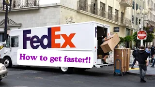 FedEx delivery driver! (Gap report and faster at pickups!)