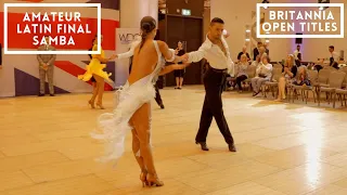 Amateur Latin Samba Final - Britannia Open Titles