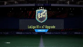 FIFA 22 LA LIGA 81+ X 7 UPGRADE PACK