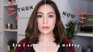 How i used to do makeup VS now เมื่อก่อนกับตอนนี้แต่งหน้าต่างกันอย่างไร  | DAILYCHERIE