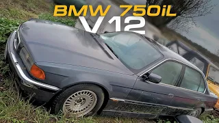 Will this BMW run and drive 800km after 10 years open outside ? 750iL V12 Episode 1