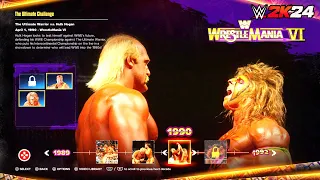 WWE 2K24 Showcase:  The Ultimate Warrior vs. Hulk Hogan | WrestleMania 6