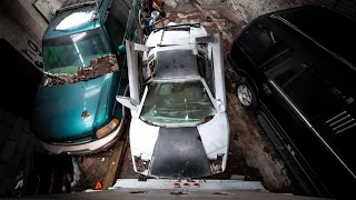 Abandoned LAMBORGHINI Found Inside Decaying Garage!! - Luxury Car GRAVEYARD