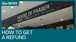 House of Fraser apologises after cancelling all online orders | ITV News