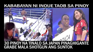 PINOY MALA  SHOTGUN ANG SUNTOK PINATAOB ANG KABABAYAN NI INOUE | 30 WINNING STRAIGHT PINUTOL