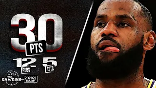 LeBron's 30 Pts, 12 Rebs, 5 Asts Not Enough vs Pacers 🤔 | Jan 19, 2022 | FreeDawkins