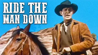Ride the Man Down | Free Western Movie | Rod Cameron | Cowboy Movie