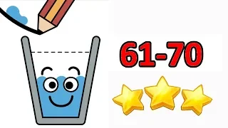 Happy Glass Level 61 to 70  -  3 Stars Walkthrough