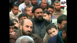 Palestinians hold Friday prayers in ruins of mosques