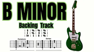 Lucky Blues Guitar Backing Track Jam in B Minor