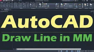 AutoCAD Draw Line in mm