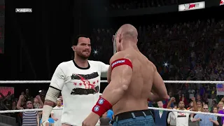 WWE 2K15 GAMEPLAY #2 Showcase: Hustle, Loyalty, Disrespect No Commentary 2K QUALITY