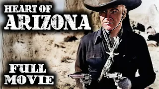 HEART OF ARIZONA | William Boyd | Full Western Movie | English | Wild West | Free Movie