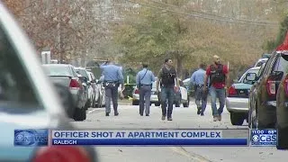 Raleigh police officer and suspect injured by gunfire