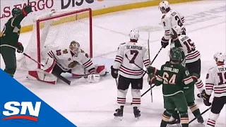 Mikael Granlund Bamboozles Blackhawks With Slick Pass To Jason Zucker