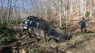 Jeep Cherokee WJ vs Land Rover Discovery TD5 vs Toyota Land Cruiser 80 - Extreme OFF ROAD Challenge