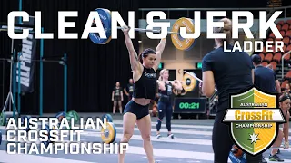 Clean & Jerk Speed Ladder At Australian CrossFit Championship