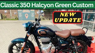 Royal Enfield Classic 350 Halcyon Green Custom With Alloys Review | New Update