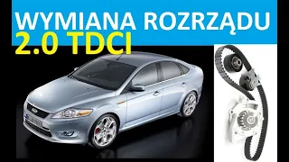 WYMIANA ROZRZĄDU FORD 2.0 TDCI.  CHANGING THE TIMING BELT FORD 2.0 TDCI