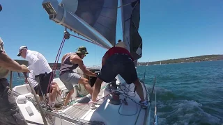 Sailing in Sydney Harbour, Clarke Island to Manly - RSYS, Onboard Race Footage 1