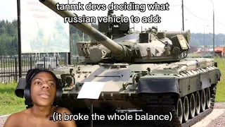 random cursed tank simulator meme