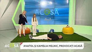 Anatol şi Kamelia Melnic, provocaţi să danseze break dance şi să răspundă sincer la întrebări