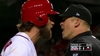 Harper beefs with ump, gets tossed