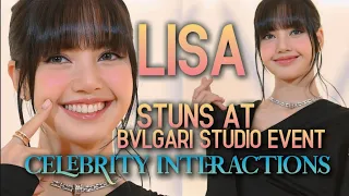 Lisa Breathtaking at Bvlgari Studio Event in Seoul | Celebrity Interactions