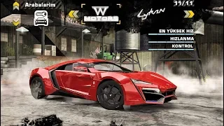 NFS MW Best Driver | Lykan Hypersports Max Speed 466 Km/h | From F&F 7 |