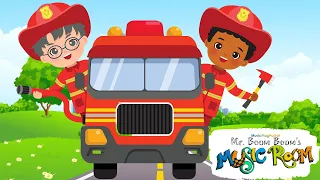 Hurry Hurry Drive the Firetruck Song | Kids Songs | Preschool Music Class with Mr. Boom Boom