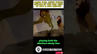 James Earl Jones as Mufasa in Lion king 1994 & 2019