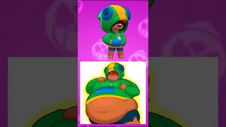 Brawl Stars but ALL BRAWLERS GOT FAT   Yasumo BS #shorts