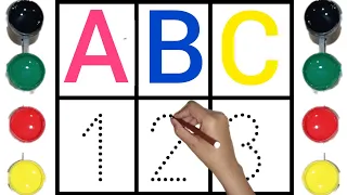abc learning, ABC 123, learning for toddlers, Alphabets One two three, learning abc for preschoolers